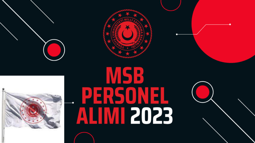 MSB Personel Alımı 2023